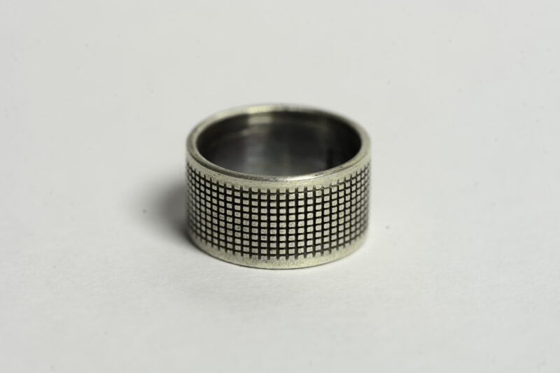 Grid Band in Sterling Silver - Image 2